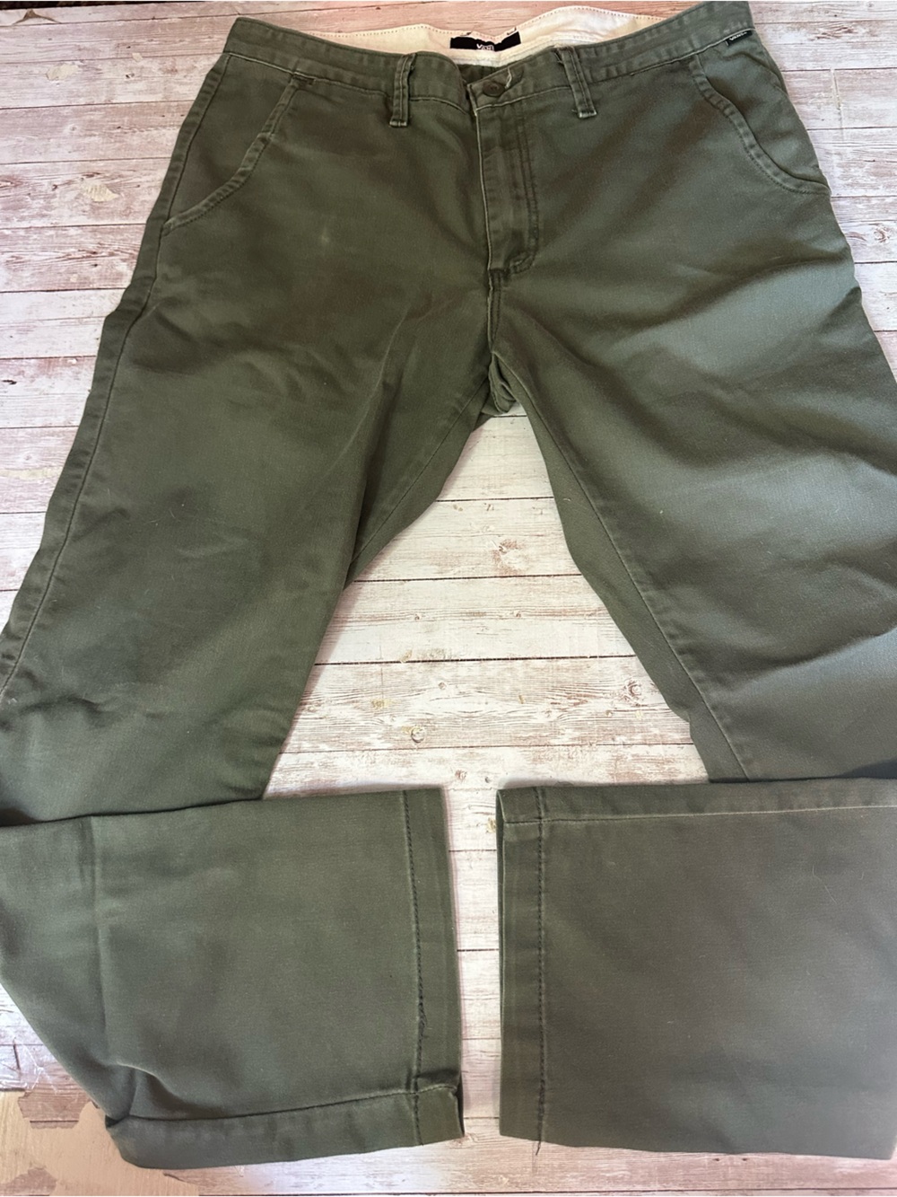 Vans Men's Olive Green Pants